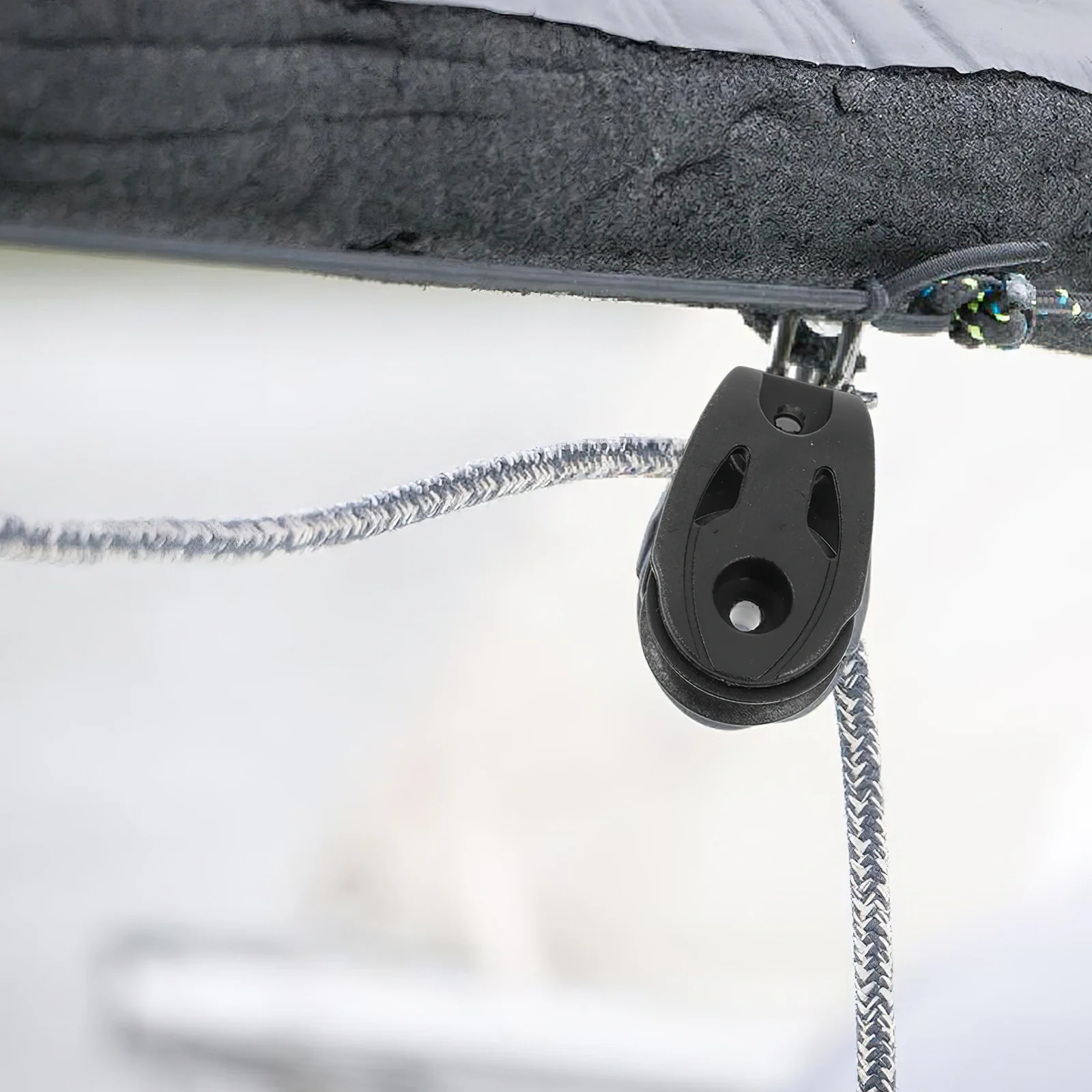 

2 шт., сверхмощный нейлоновый одиночный шкив, морской каяк, парусная лодка, подъемная веревка, подшипниковый блок, один шкив, комплект стабилизатора для каяка