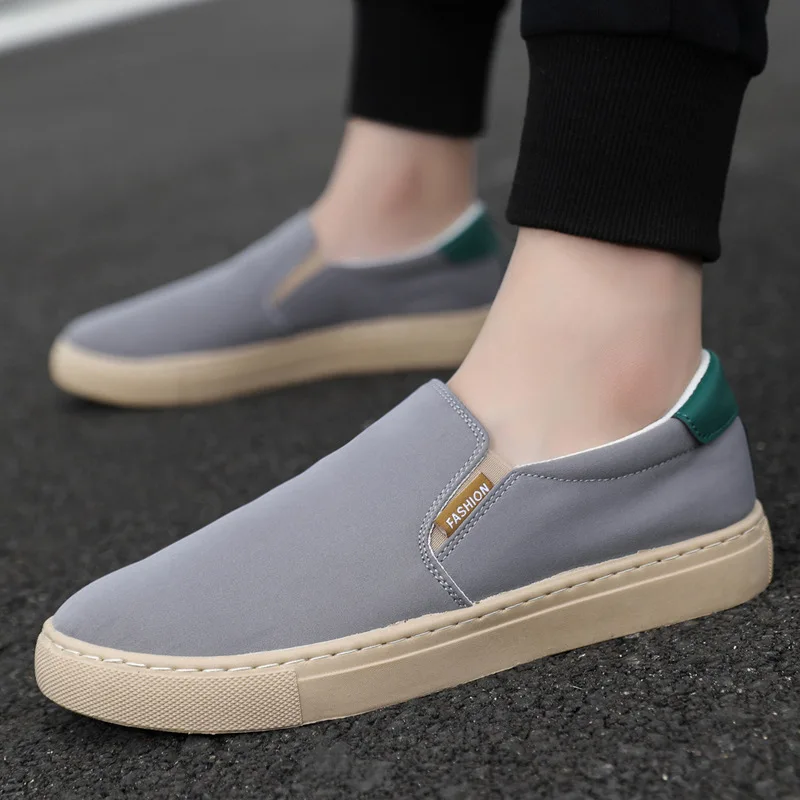 Canvas Loafers Men\'s Casual Shoes Non-slip Male Flats Breathable Sneakers Men Loafer Shoes Summer Lightweight Zapatillas Hombre