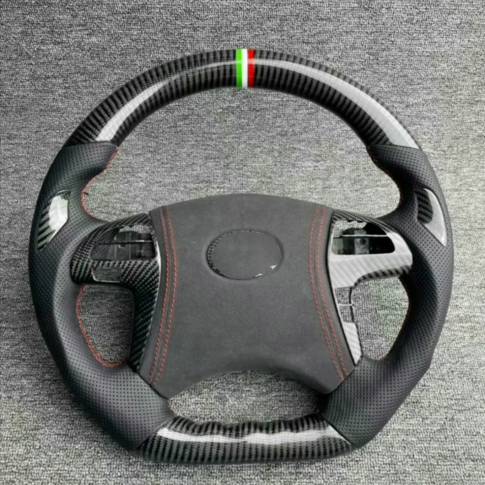 For Old Toyota Suitable for Camry Asia Dragon Corolla Izerlei Linrong real carbon fiber steering wheel retrofit and upgrade