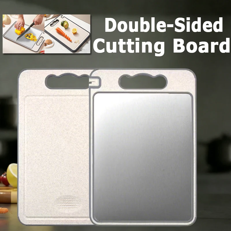 304 Stainless Steel Cutting Board for Double Sided Food Grad