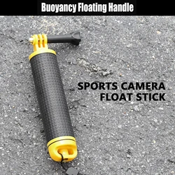 For Go Pro Accessories Yellow Buoyancy Floating Holder NON-Slip Handle for GoPro Hero 11 10 9 8 DJI Insta360 Accessories