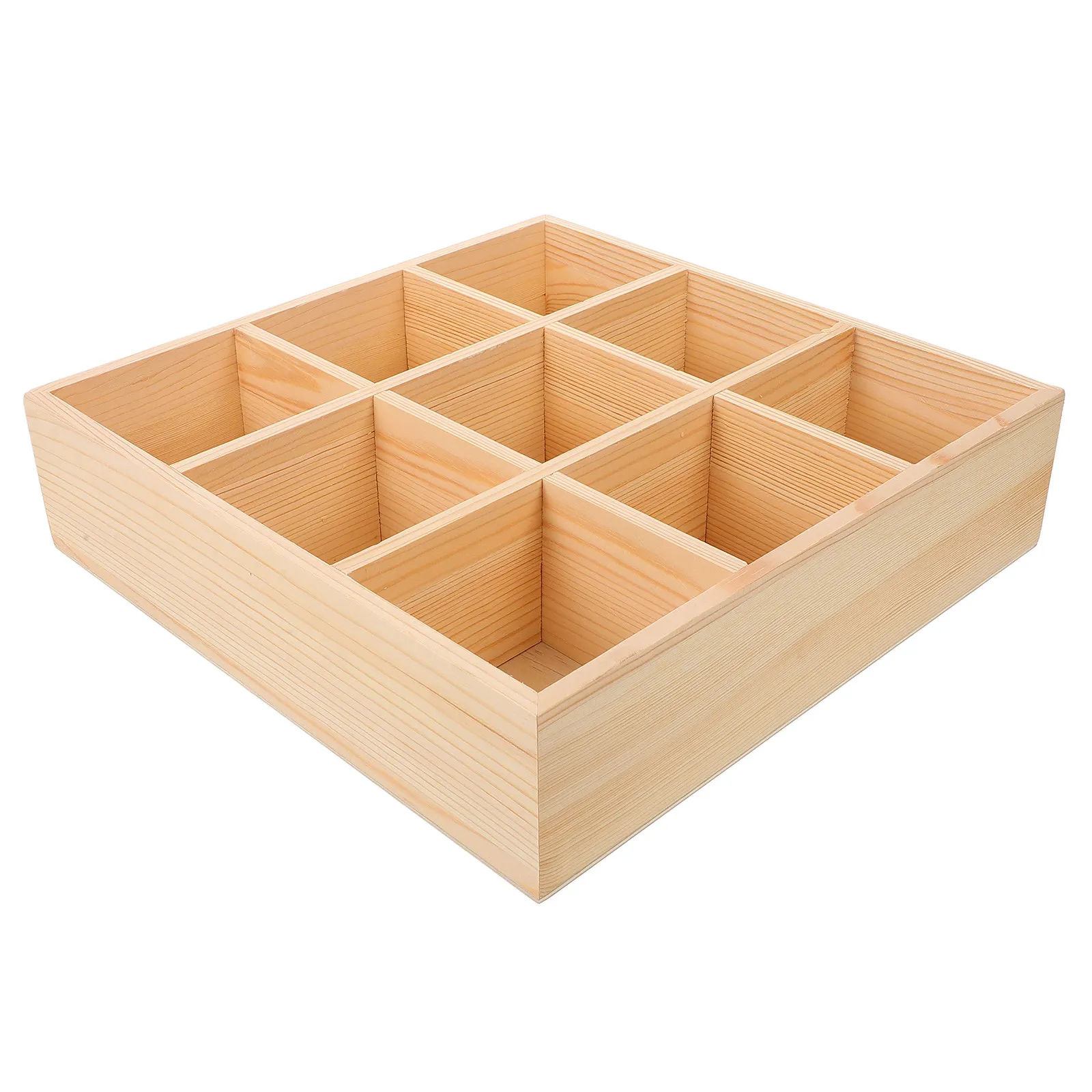 Wooden Tea Bag Holder Sugar Packets Spice Pouches Instant Coffee Storage Box Tea Organizer Kitchen Counter Small Storage