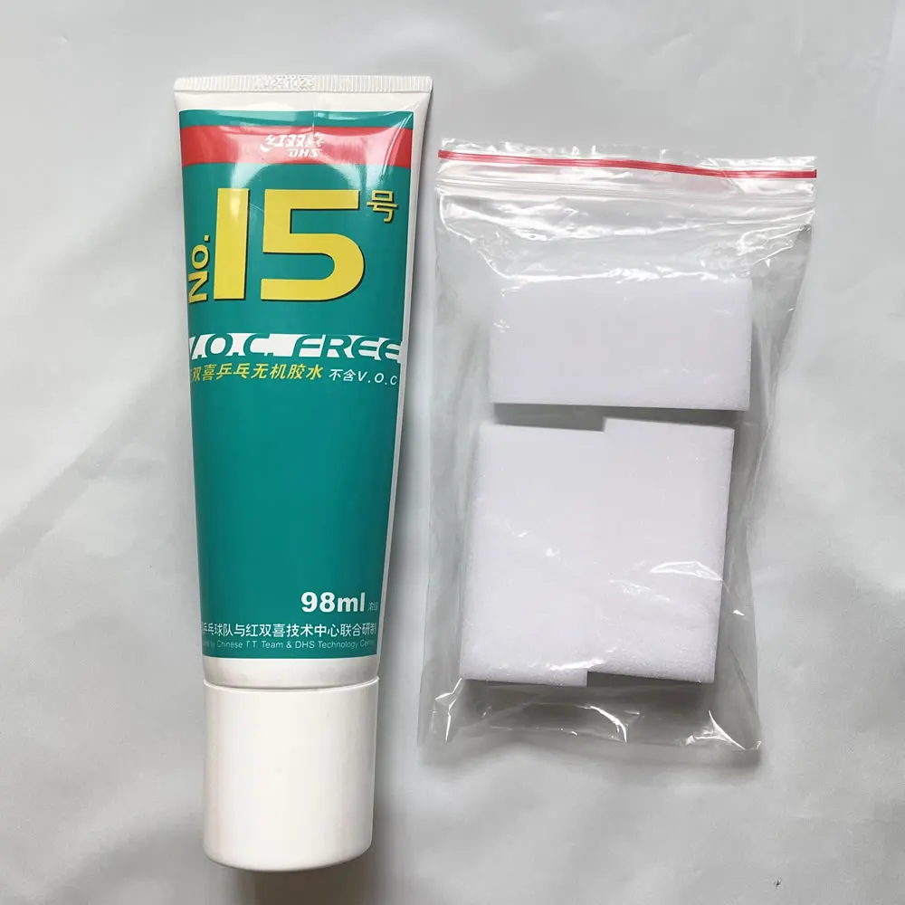 DHS 98ml 50ml Table Tennis Racket Rubber Inorganic Accessories with Sponge