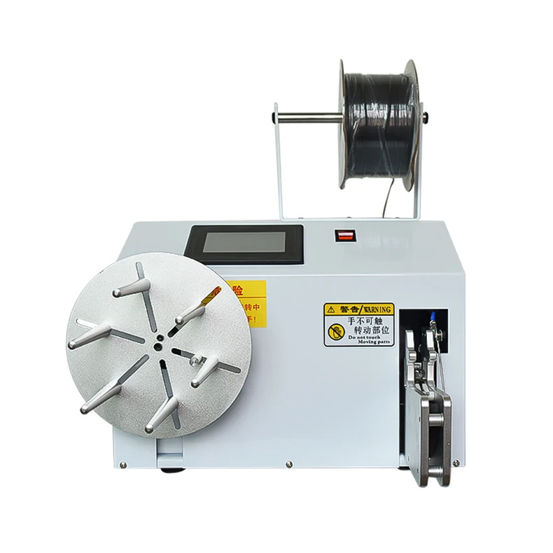 ماكينة ربط وتلف الأسلاك الأوتوماتيكية Borx-3-28 ماكينة تجليد الكابلات بقوة 220 فولت مع موزع أفلام مطاطي مجاني #3