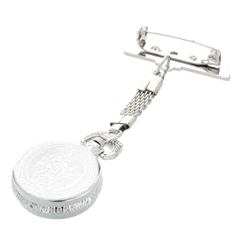 2X Nurse Watch Quartz Movement With Brooch Pin