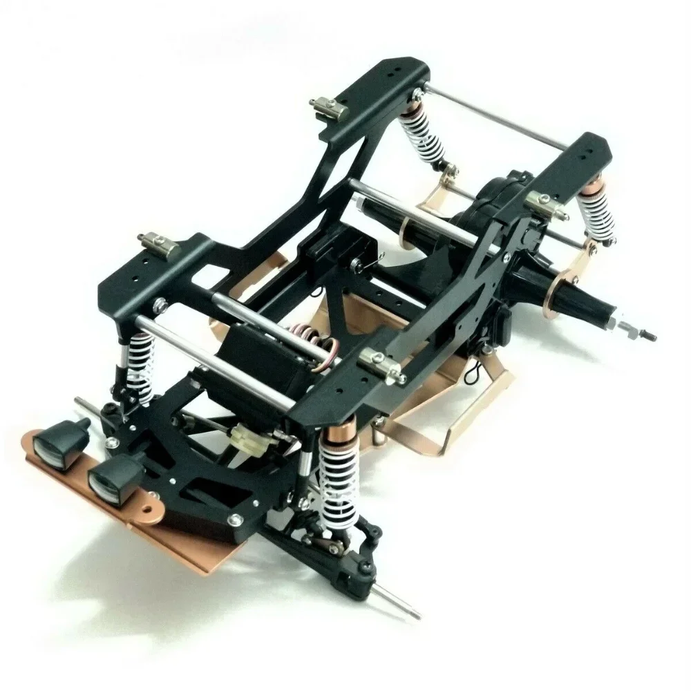 Parti opzionali in alluminio Shock/paraurti/Wheelie Bar/cuscinetti/telaio per Tamiya CW-01 Lunch Box/Midnight Pumpkin/Unimog 406
