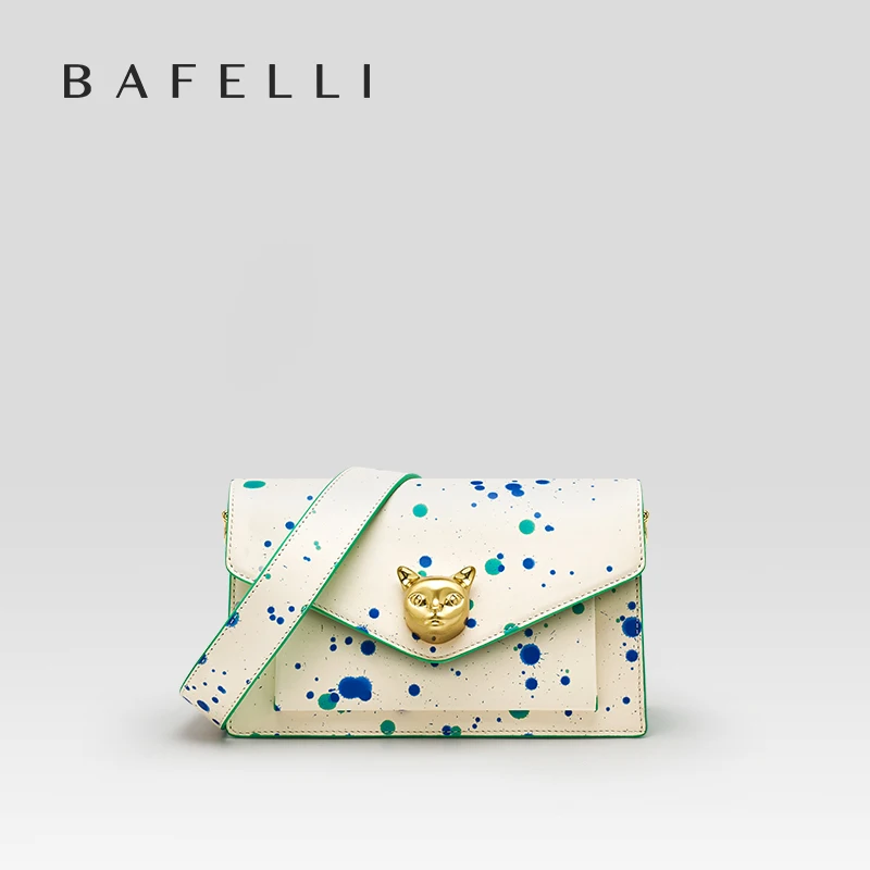 BAFELLI 2026 DAMES TAS MODE TREND LUXE MERK LEDEREN FLAP CROSSBODY PORTEFEUILLE KAT ZOMER STIJL ORIGINELE DESIGNER HANDTASSEN