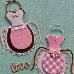KSCRAFT Large Elegant Apron Metal Cutting Dies Stencils for DIY Scrapbooking Decorative Embossing DIY Paper Cards