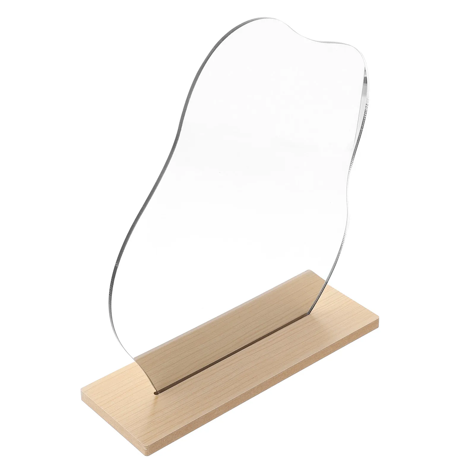 

1Pcs Irregular Shape Makeup Mirror High Definition Clear Surface Desktop Mirror for Bedroom Tabletop Dressing Unique