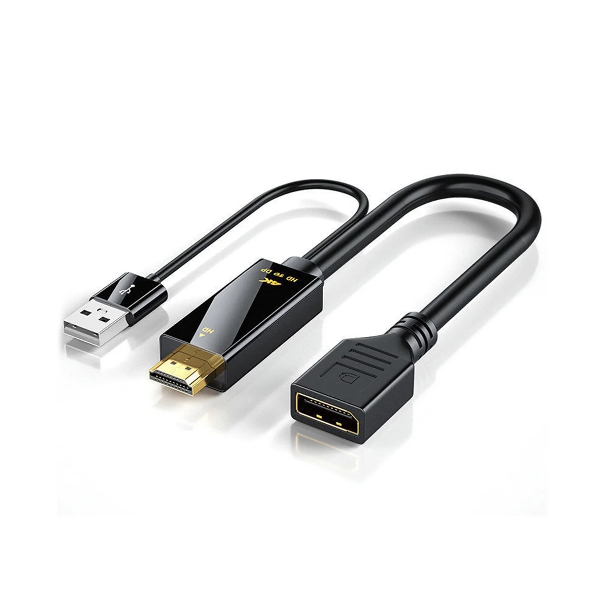 HDMI-Compatible Male to Displayport Female Converter Cable 4K@60Hz HDMI-Compatible to DP Converter Adapter Cable