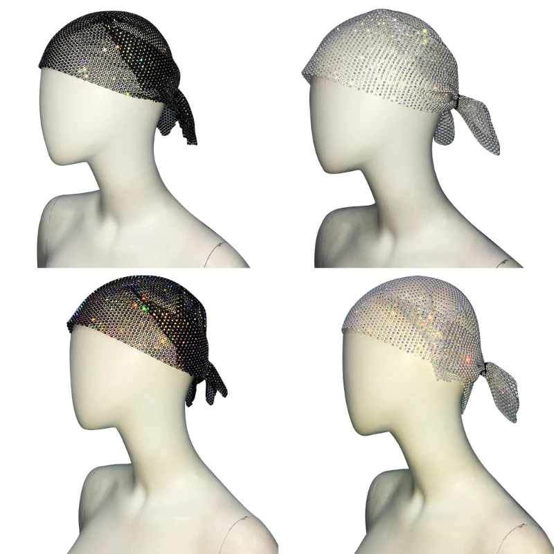 Bling HeadScarf Bandana Turban Hat HeadWrap