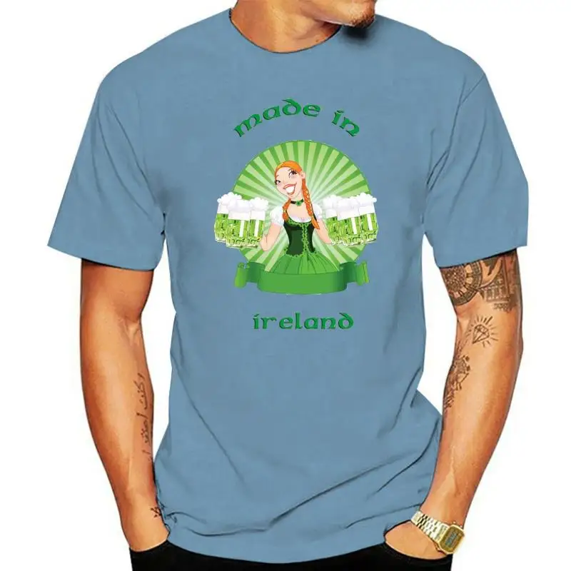 MADE IN IRELAND GIRLS T-SHIRT  - Irish St. Patricks Day Leprachaun Kids Children