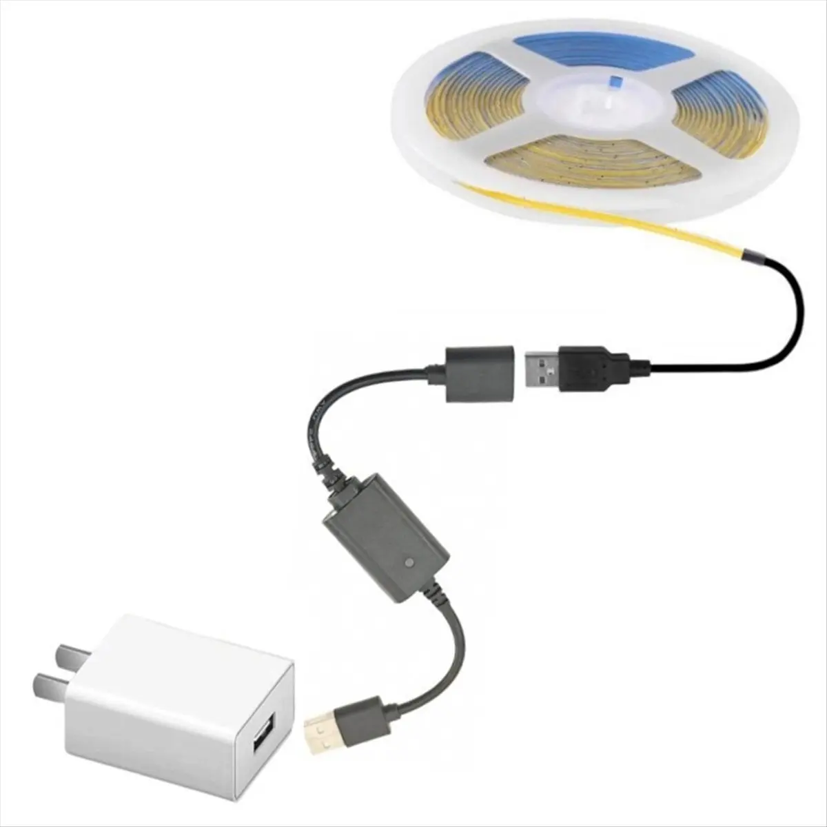 [NEW] DC 5V USB Wireless Remote Control Switch Power ON OFF for USB LED Light Strip Reading Lamp Light Fan Toggle Model