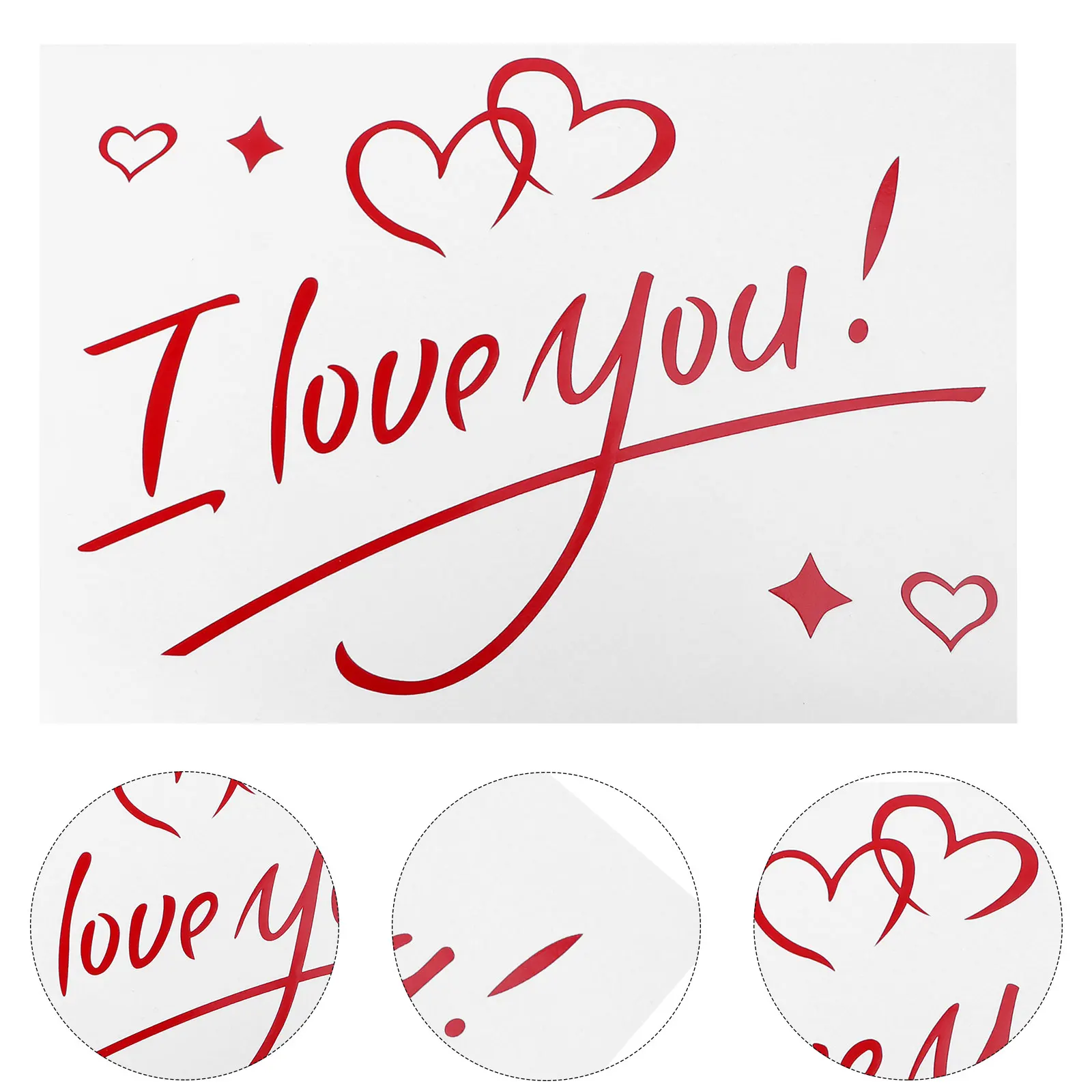 5 Pcs Pop Ball Sticker Wedding Decor Decorative Decals Balloon Paster Supply Window