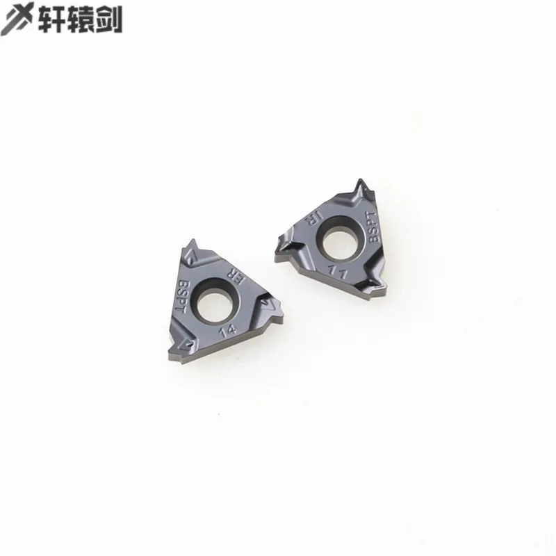 10 قطعة 16ERM 16IRM 16ER 11 14 19 BSPT TT9030 تحول أداة الآلات CNC كربيد إدراج موضوع