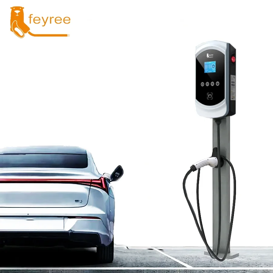 Feyree  ev charger wallbox 32A type 2 type 1 GBT ev charger 7kw 22kw home electric car charger ev charging stations