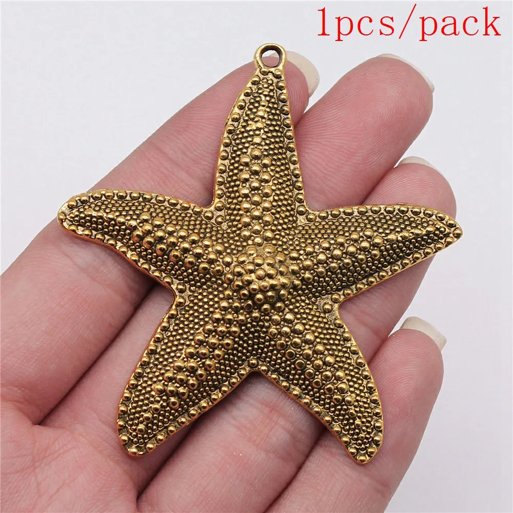 Bulk Charms For Jewelry Making Kit Pendant Diy Jewelry Accessories Big Starfish Charms