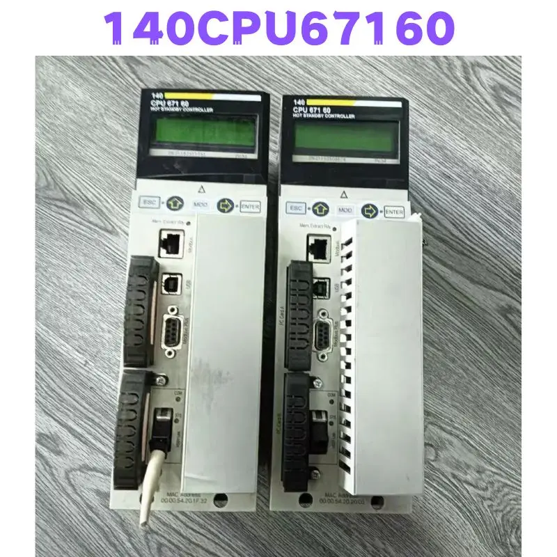 Second-hand 140CPU67160 PLC Controller Tested OK