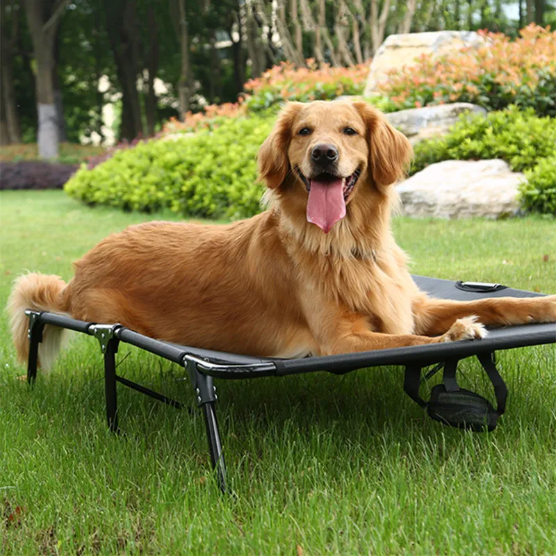 Dog Bed Foldable Dogs Bed Anti-moisturizing Breathable Dog Beds for Large Dogs Sleeping Kennel Pet Beds Camping Kennel for Pets