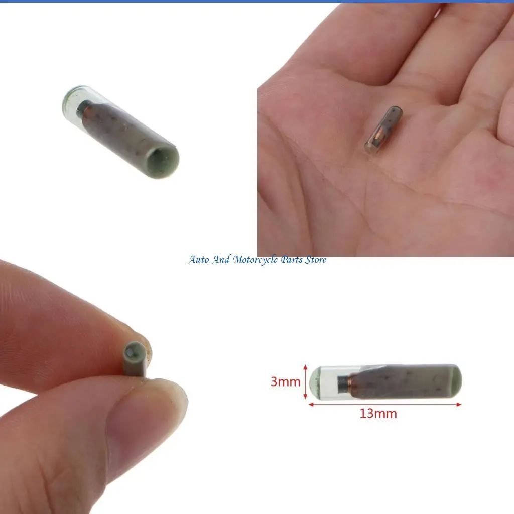 

P9FD Car for Key Glass Transponder ID48 48 Chip Chip Replacemen