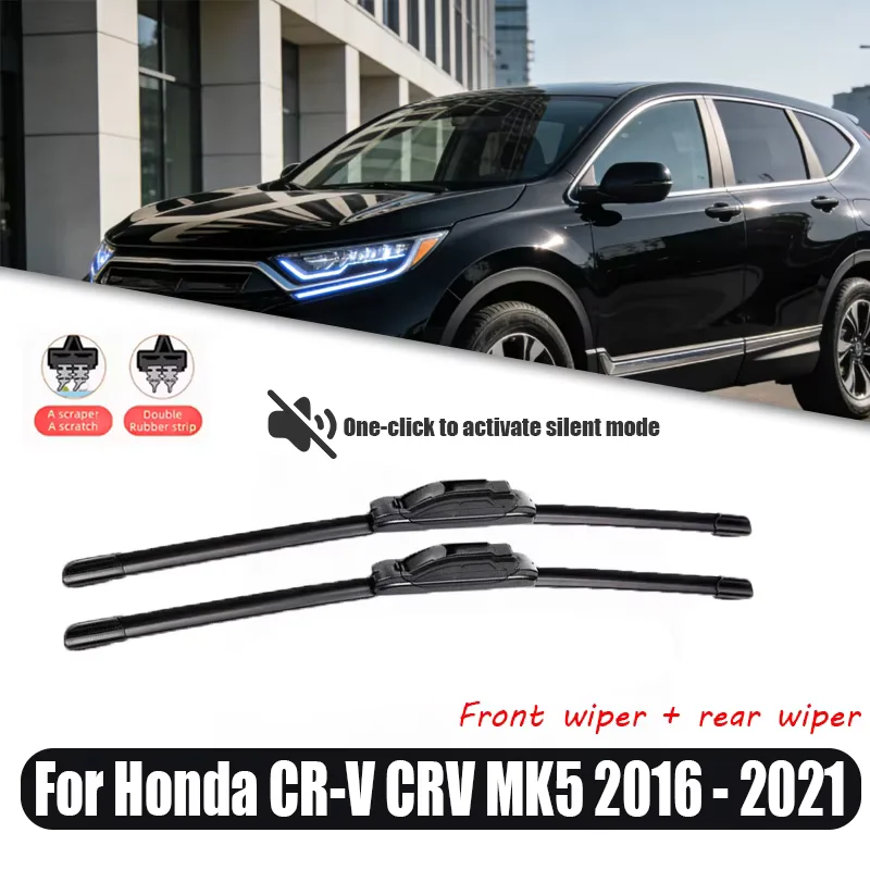 

Wiper Front Wiper Blades For Honda CR-V CRV MK5 2016 - 2021 2017 2018 2019 2020 Windshield Windscreen Front Window 26"+17"