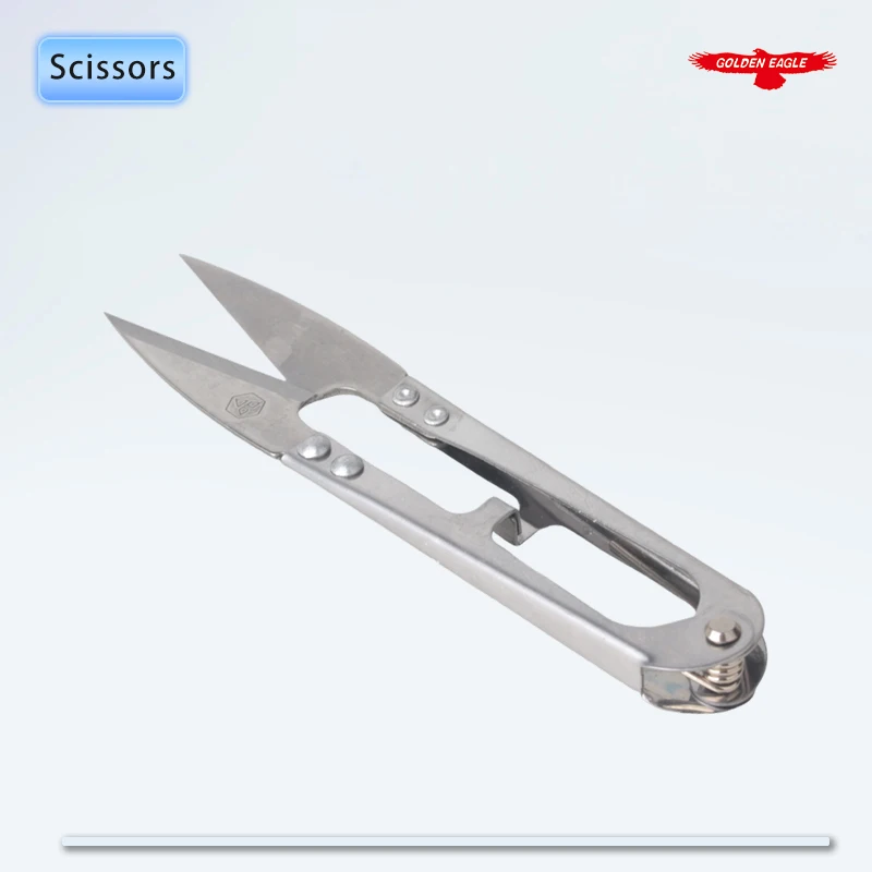 (12 PCS) Large Size Stainless Steel Thread Clippers Cutting Sewing Scissors Cutter Cross Stitch Embroidery Yarn Shears Accessory