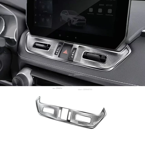 LHD RHD для Toyota RAV4 RAV 4 2019-2021 2022 2023 2024, вентиляционное отверстие из нержавеющей стали, пылезащитная защитная розетка, накладка