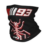 Custom M-Marcs 93 Logo Bandana Neck Gaiter for Ski Camping Men Women Wrap Scarf Motorcycle Printing Balaclava Warmer
