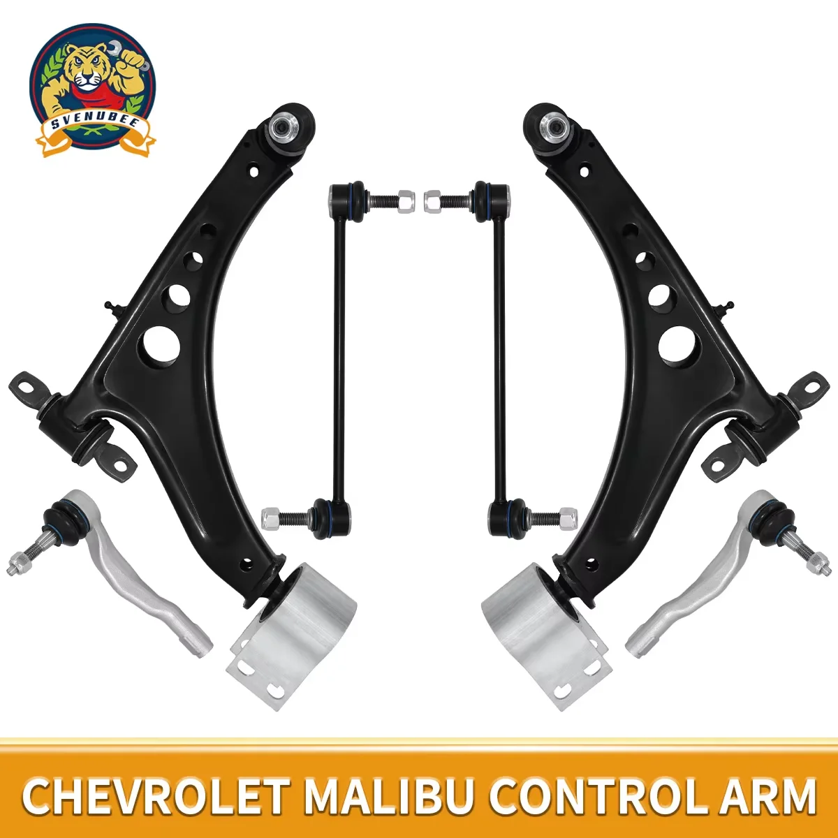 

Svenubee 6Pcs Front Lower Control Arm Ball Joint Tie Rod for Chevrolet Malibu Buick Lacrosse 2016 2017 2018 2019-2022 K750904