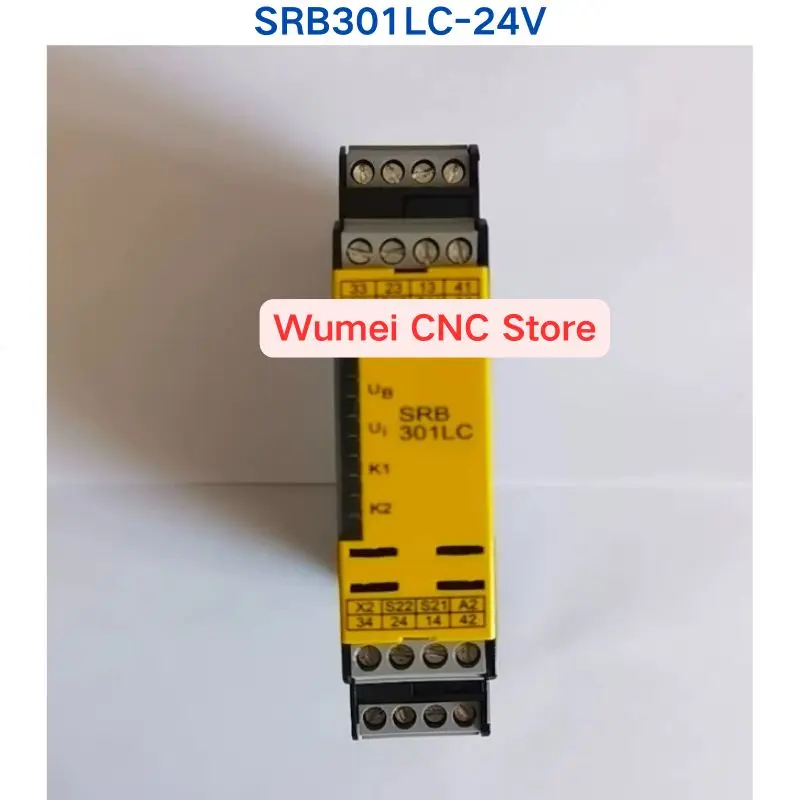 تم فتحه حديثًا بدون عبوة لمرحل SCHMERSAL SRB301LC-24V SRB 301LC-24V مرحل الأمان