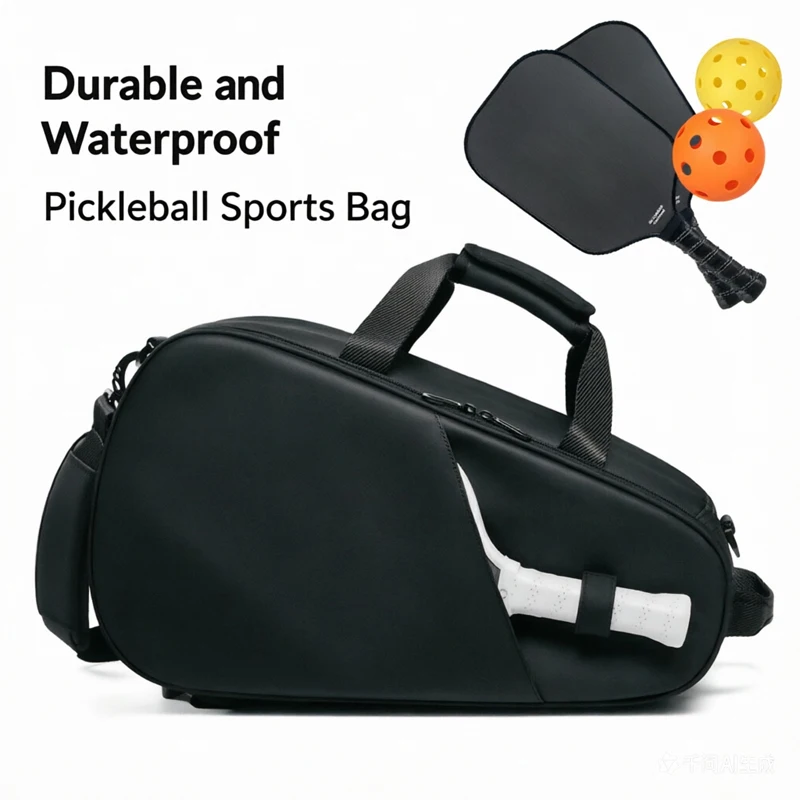 Professional Pickleball Racquet Backpack Padel Pickleball Racket Bag Waterproof Shoe Compartment Badminton Pickleball Court Bags view 3