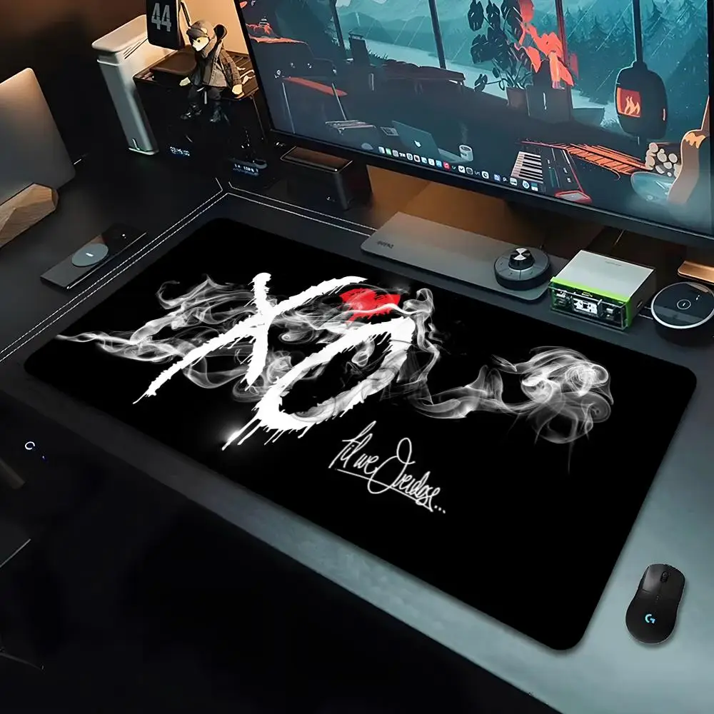 The Weeknd XO Minimalist Mouse Pad HD Printing Large 90x40cm Office Computer Keyboard Mouse pad XXL PC Gamer GreekMyth Desk Mat