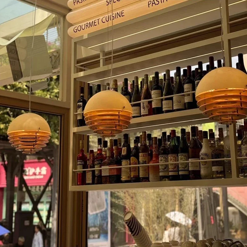 

Modern Nordic Yellow Acrylic Glass Pendant Light Living Dining Bedroom Room Decor Sunset Lamp Indoor Lustre Lighting Fixtures