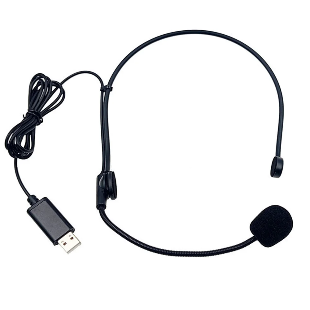 USB Headset Headphones Wired With Microphone For PC Computer Laptop Teaching For Online Learning Video Conferencing