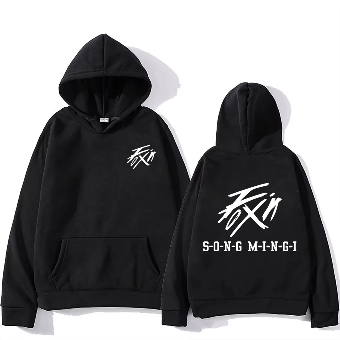 ATEEZ _FIX ON_ Mingi Merch Vintage Hoodies Koreanischer Kpop-Modestil Hoodie Herren Langarm Streetwear Winter Unisex Kleidung – Detail 15