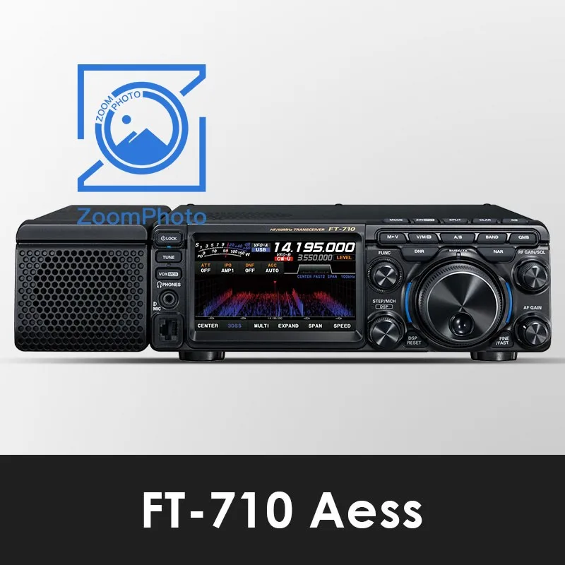 Original FT-710 Aess Field  50MHz 100W HF Transceiver HF SDR Mobile Radio with SP-40 Speaker  SP-40 Speaker for YAESU