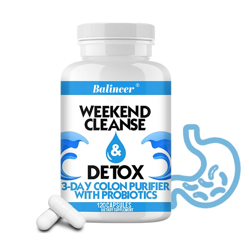 

Super Colon Cleanse Digestive Support, 3-Day Probiotic Colon Cleanse, Supports Gut Health & Relieves Bloating, 120 Capsules