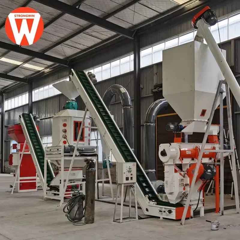 Recycling Machine 2026 Animal Feed Plant Design Poultry Feed Pellet Production Line Plant For Sale