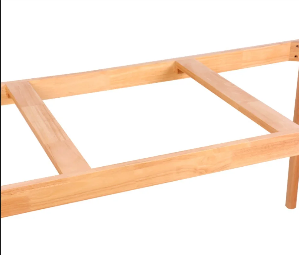 Table legs, solid wood table frame, wooden rectangular frame