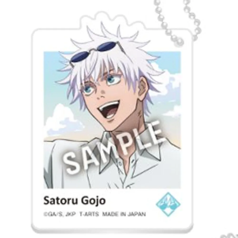 Game Gojo Satoru Yu Haibara Geto Suguru Ieiri Shoko Keychain Doll Anime Acrylic Keyring Pendant For Gift