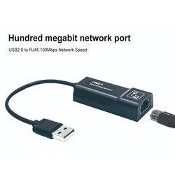 USB2.0 Adapter 100M Gigabit Network Card External USB2.0 To RJ45 TypeC Adapter Micro USB 1/2 OTG Data Cable Plug And Play