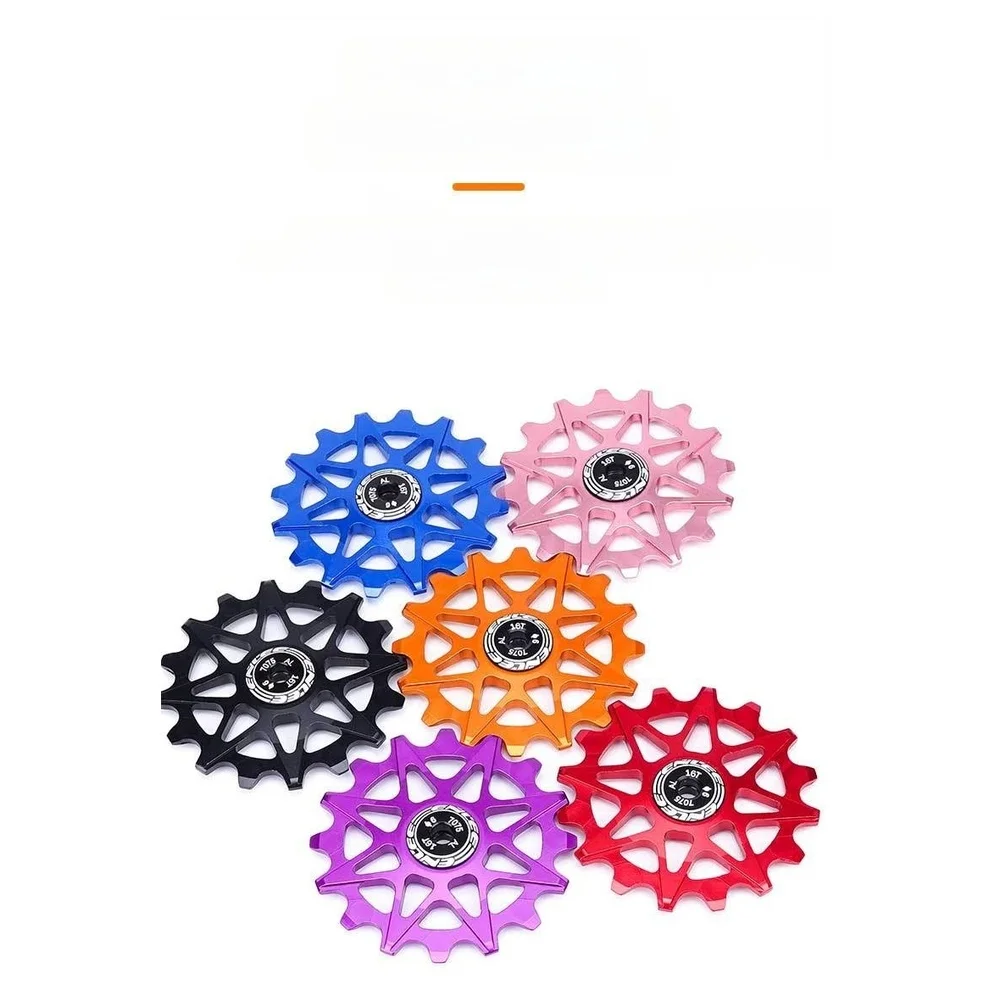 

1 шт. Направляющее колесо из алюминиевого сплава для велосипеда, обработанное на ЧПУ, ролик переключателя передач 10T 12T, запчасти для MTB и шоссейных велосипедов, изготовленные на ЧПУ