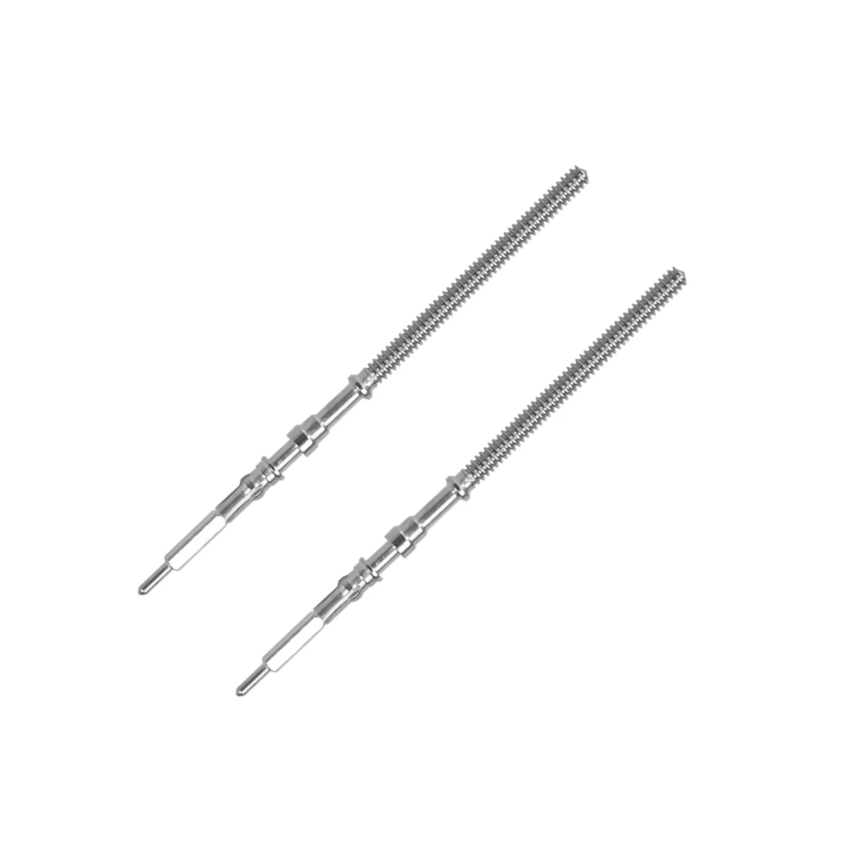 2PCS Watch Winding Stem Replacement Wrist Watch Parts Accessories Used for NH35 NH36 Movement Movement Repair Tool Parts