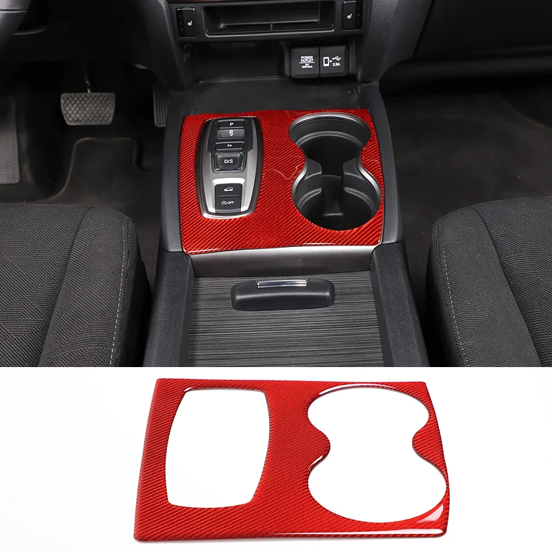 

Soft Carbon Fiber for Honda Pilot 2015-2019 Car Accessories Car Central Control Gear Panel Decorative Frame Sticker 1 Pcs