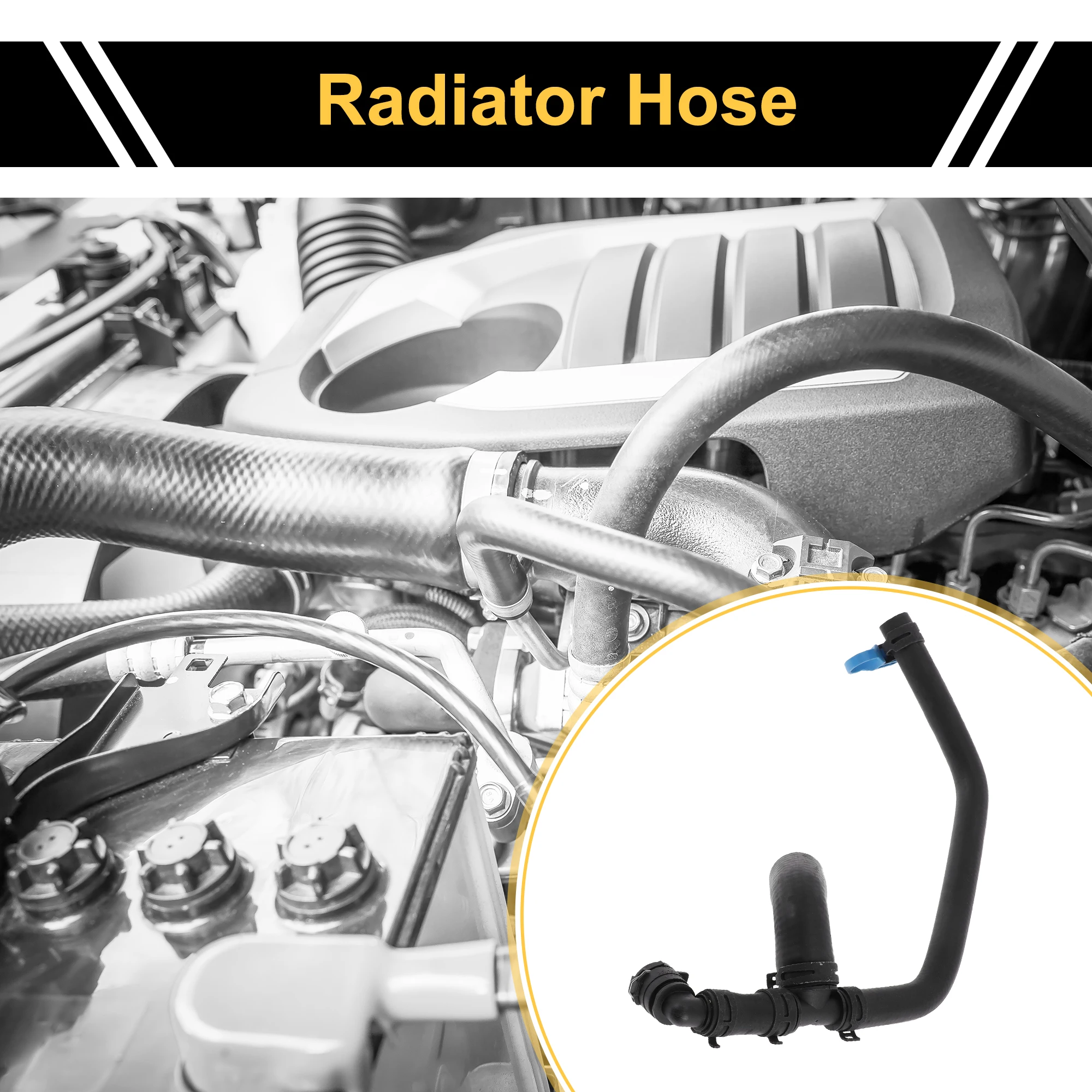 

UXCELL Radiator Hose for Land Rover Range Rover 4.4L 2006-2009 No.PCH501510 Rubber