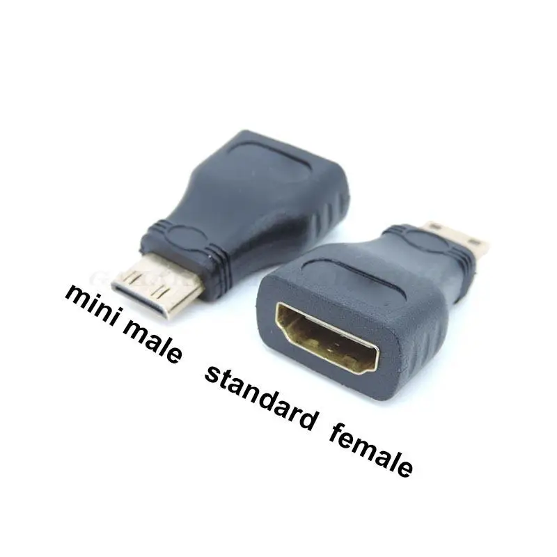 Mini Male Micro HDMI-compatible Male to Standard Female Adapter Converter Connector for HDTV Cable