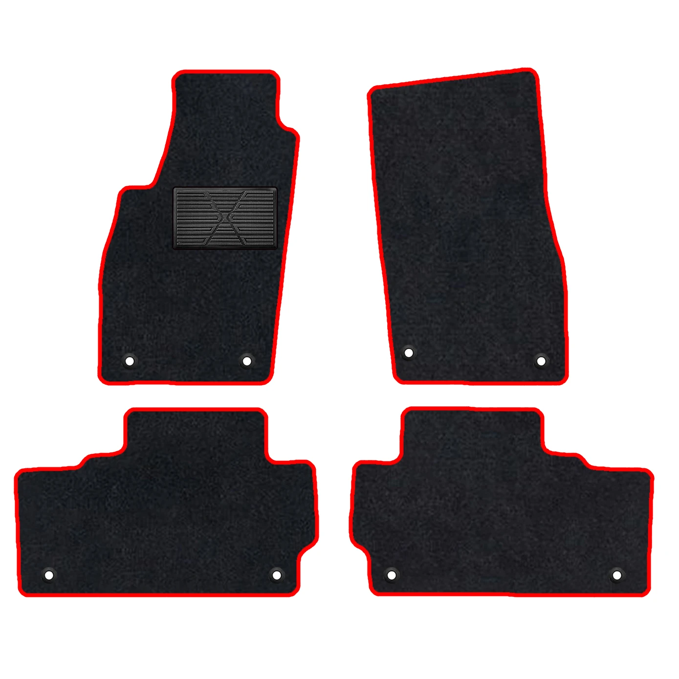 

Для Nissan Patrol Armada 2010-2024 Y62 MK6 5-местные автомобильные коврики, коврики для пола, водонепроницаемые нескользящие автомобильные коврики с кнопками, полный комплект