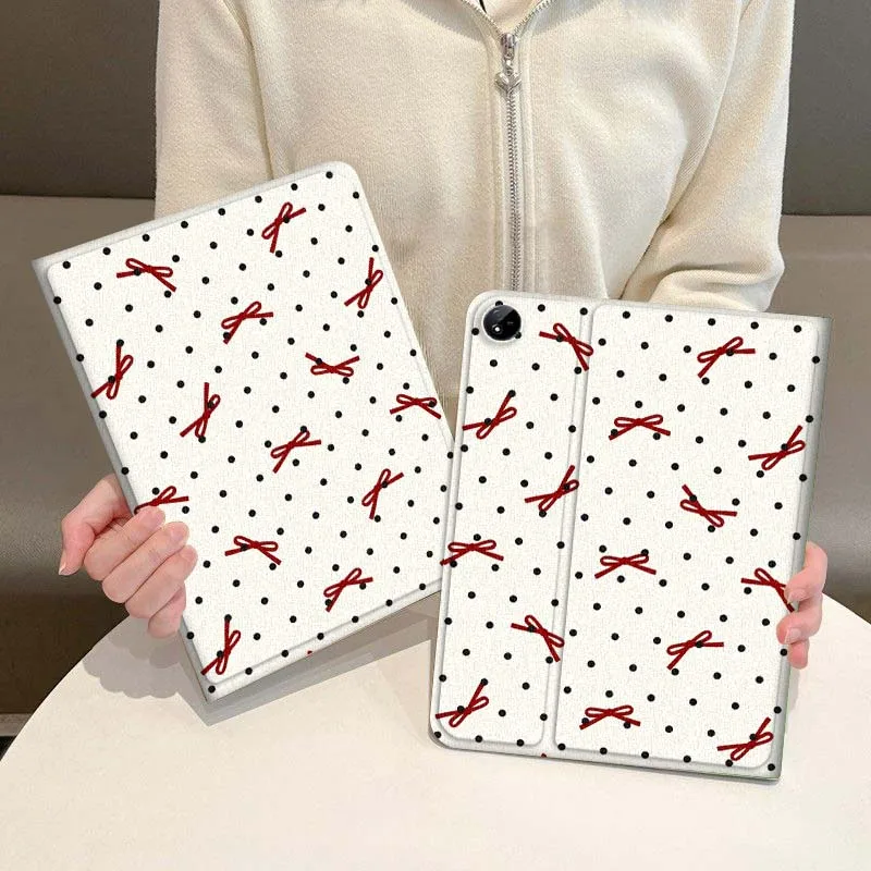 

Small Bowknot Pattern For Vivo IQOO Pad2 Pad3 Pad5 Air SE Pro 12.1 12.3 13 11.5 11 inch Tablet Case