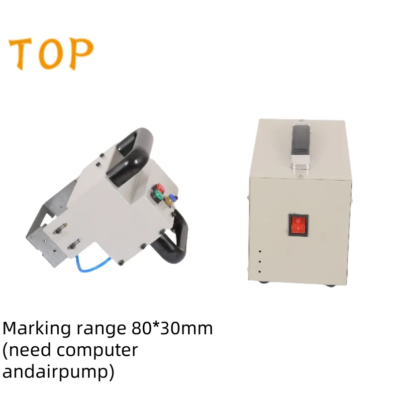 

TOP Hot Selling 80*30Mm Handheld Chassis VIN Number Dot Peen Pneumatic Marking Machine Portable