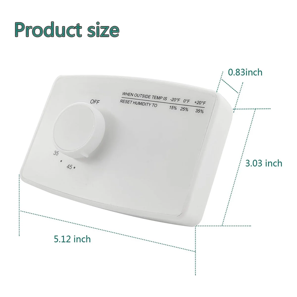 HOT 4655 デジタル制御湿度計制御スイッチ、家全体のダクトまたは壁に取り付けられた加湿器制御湿度計 110v